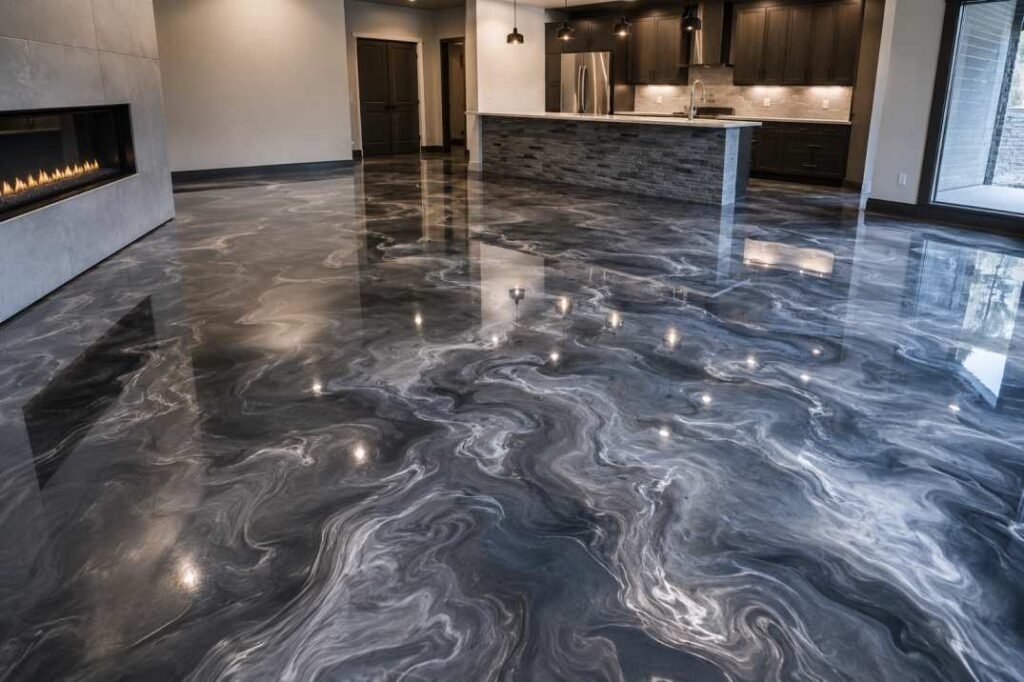 Metallic Epoxy Flooring in Northern Rivers