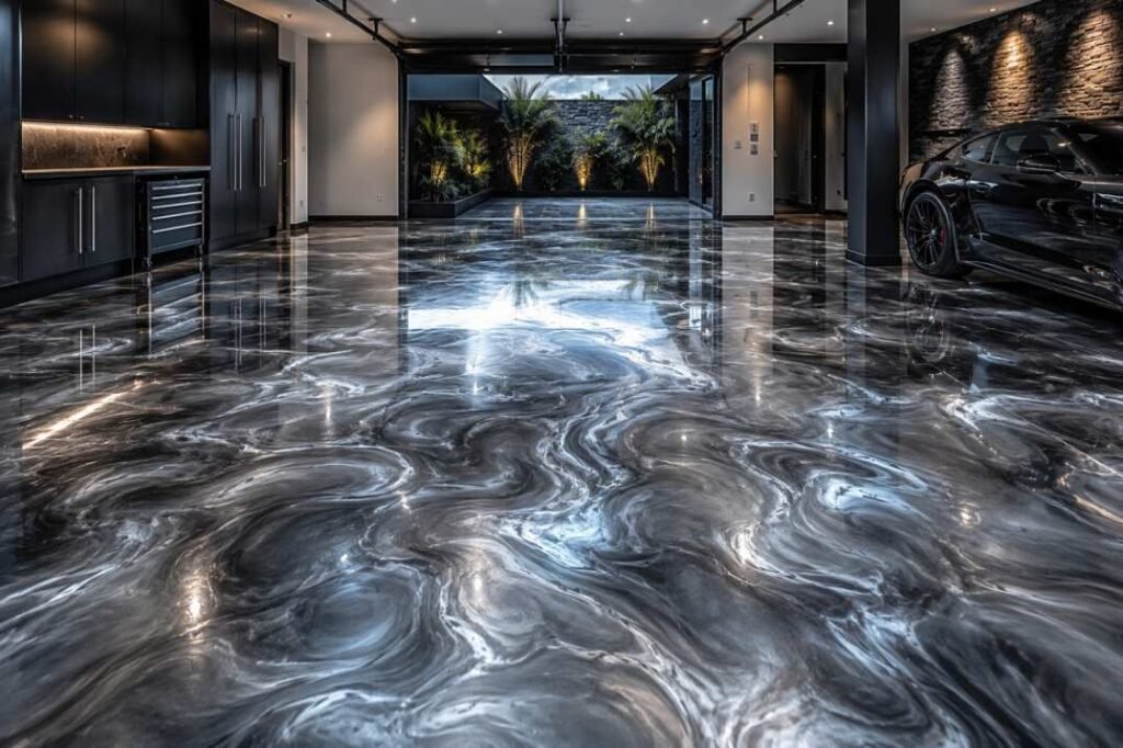 Metallic Epoxy Flooring in Sunshine Coast