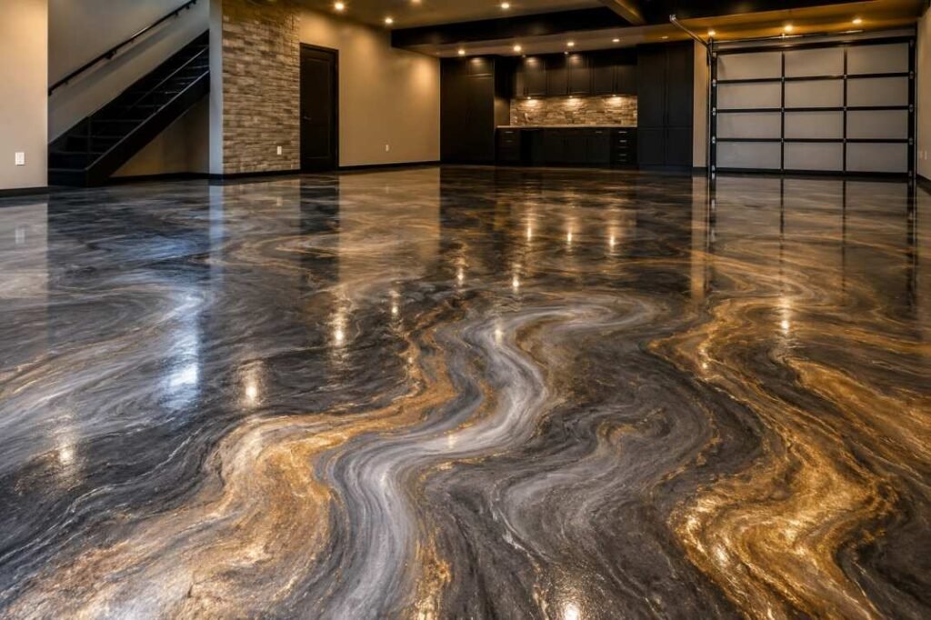 Metallic Epoxy Flooring in Toowoomba