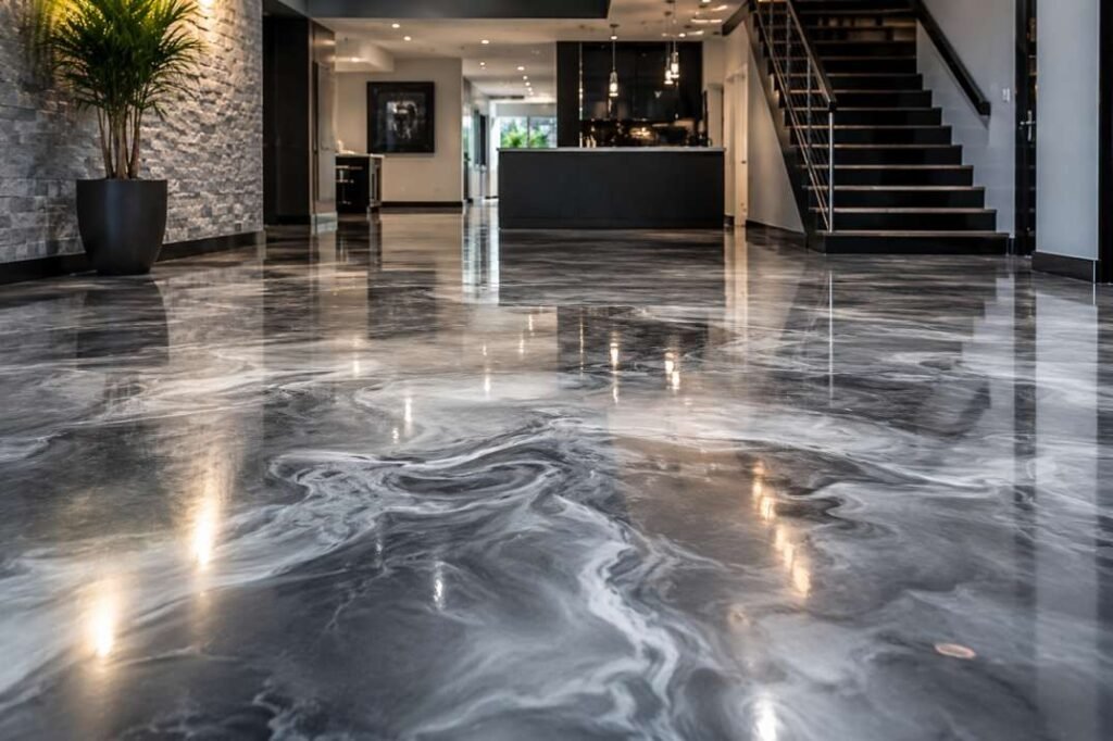Metallic Epoxy Flooring in Gold Coast