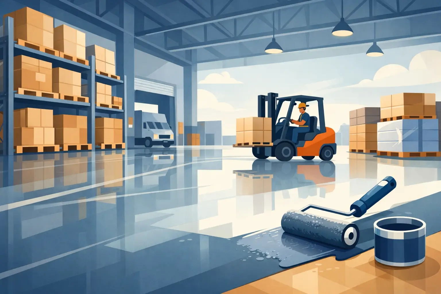 Warehouse Epoxy Flooring That Holds Up