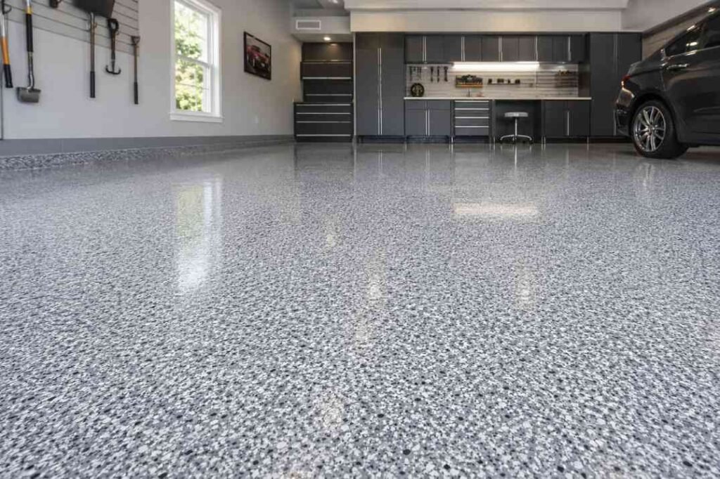 Seamless Flake Epoxy Flooring in Logan
