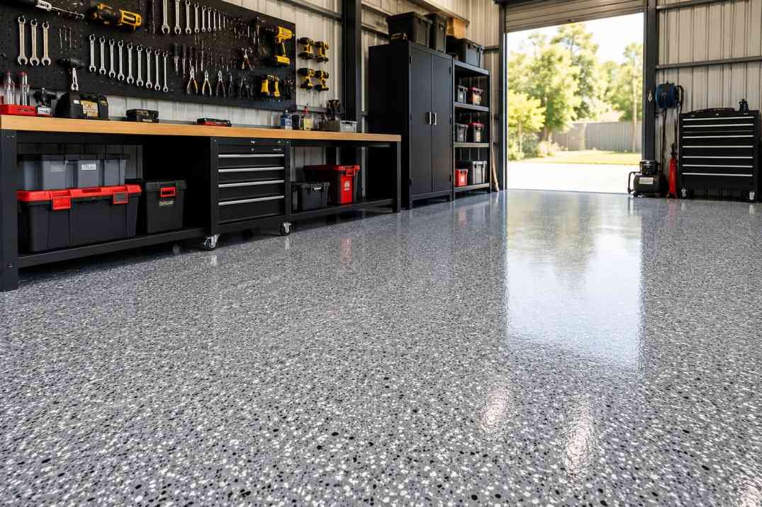 Best Floor Coating for a Logan Workshop or Shed
