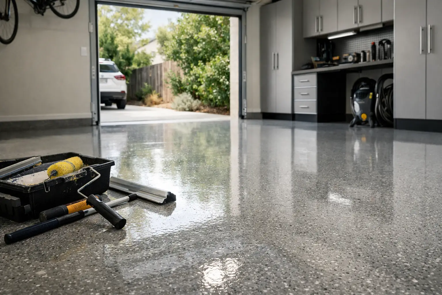 Brisbane Garage Epoxy Project Example Explained