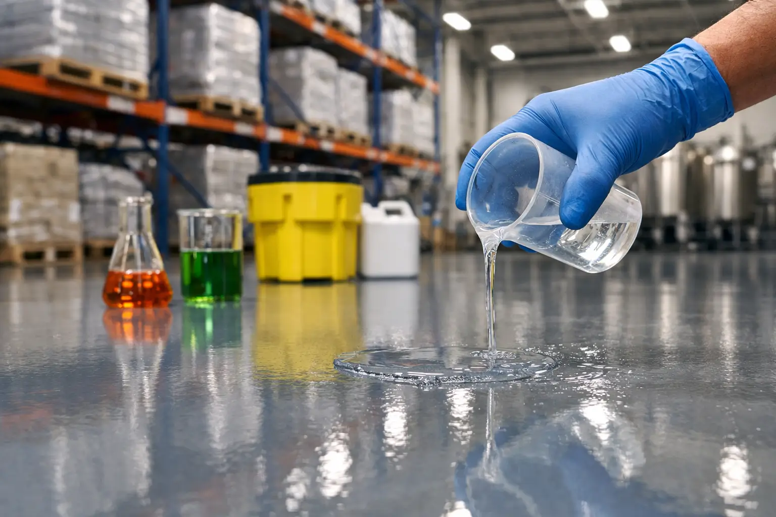 Chemical Resistant Warehouse Floor Coating