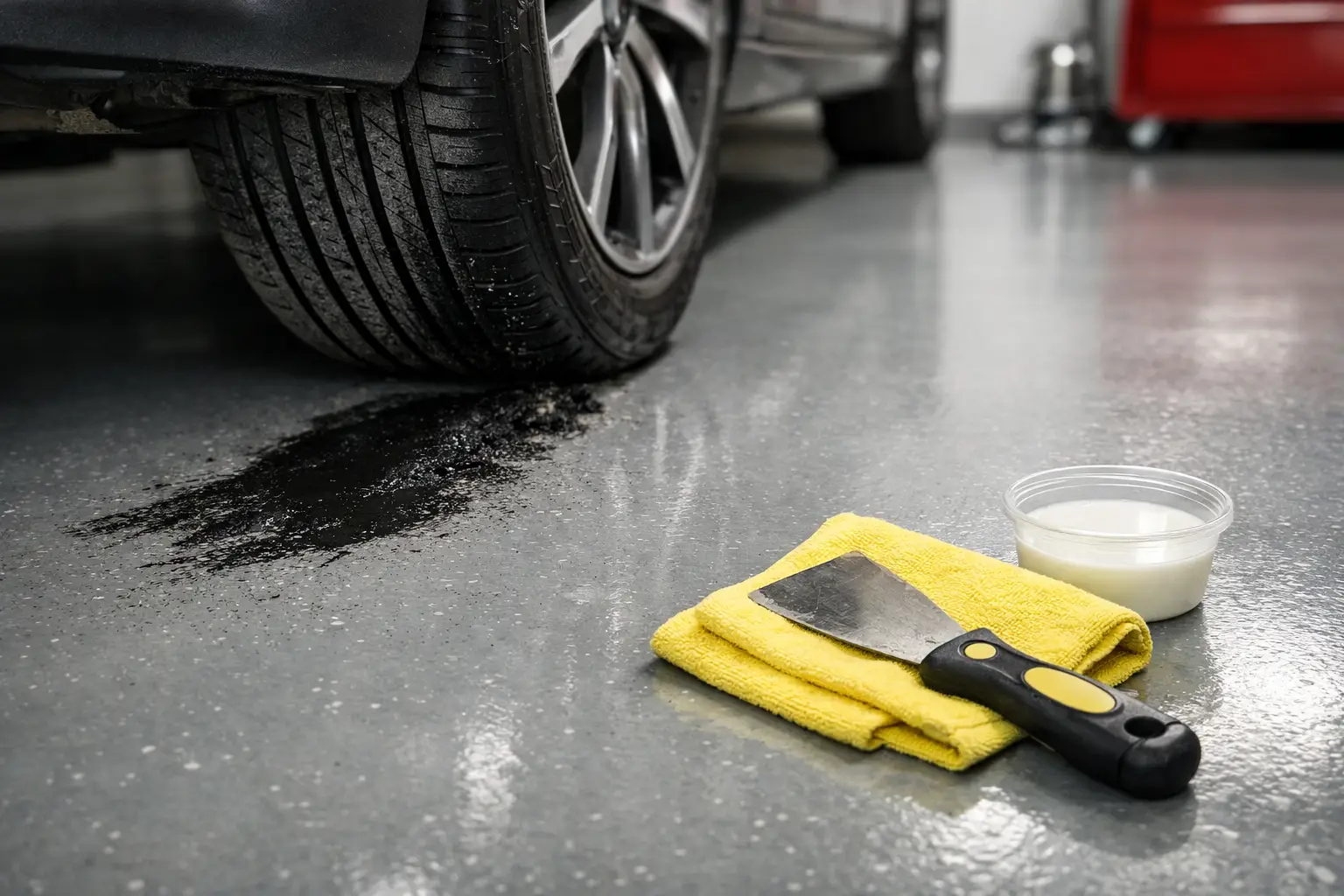 How to Fix Hot Tyre Pickup on Epoxy Floors