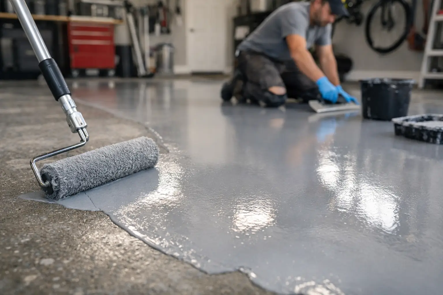 How to Refinish Garage Concrete Floor Properly