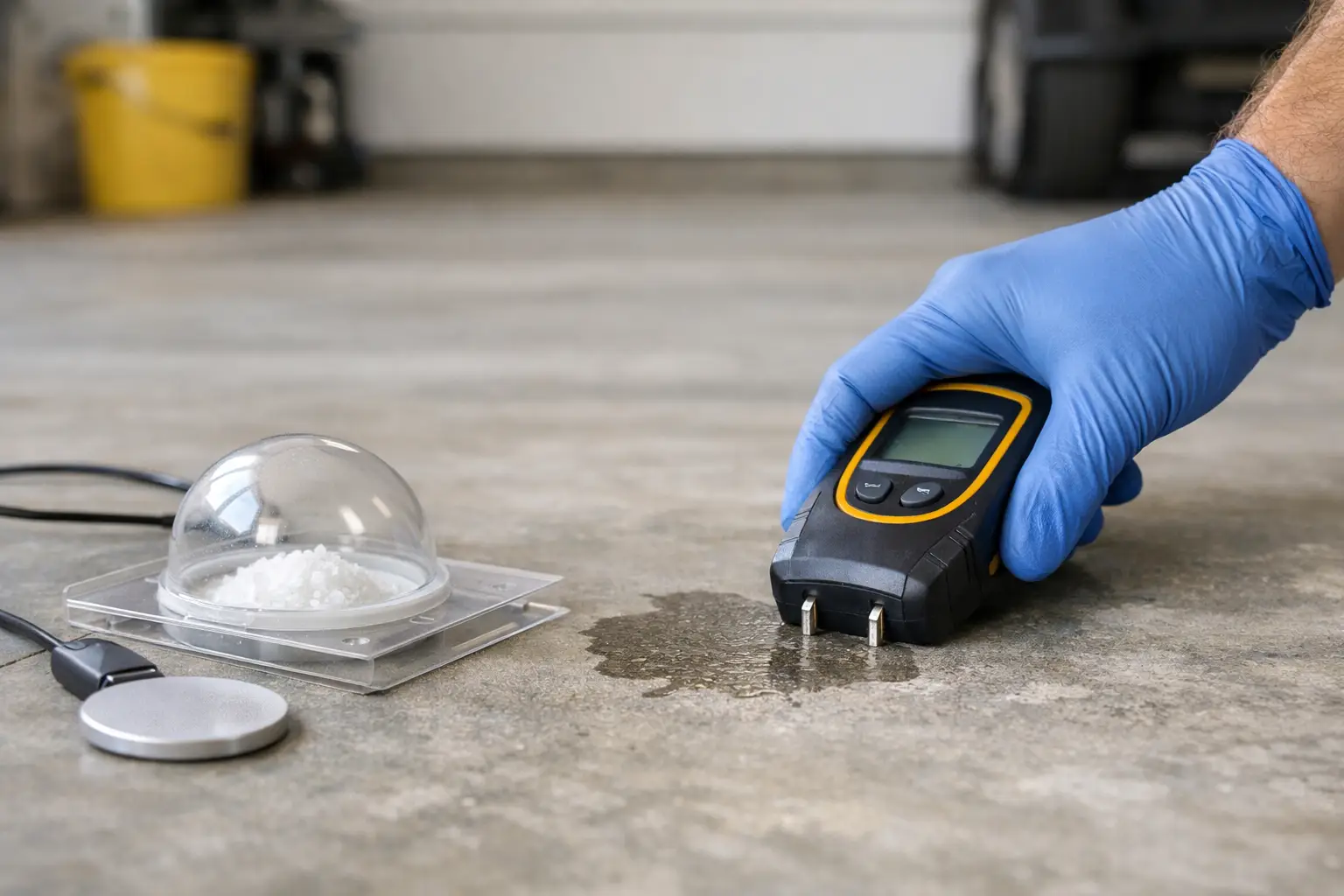 How to Test Concrete Moisture Before Epoxy