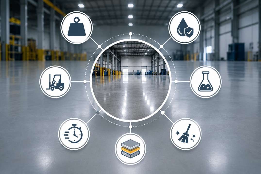 Epoxy Flooring for Industrial Units in Logan QLD 2 Key Specification Factors for Logan Industrial Floors