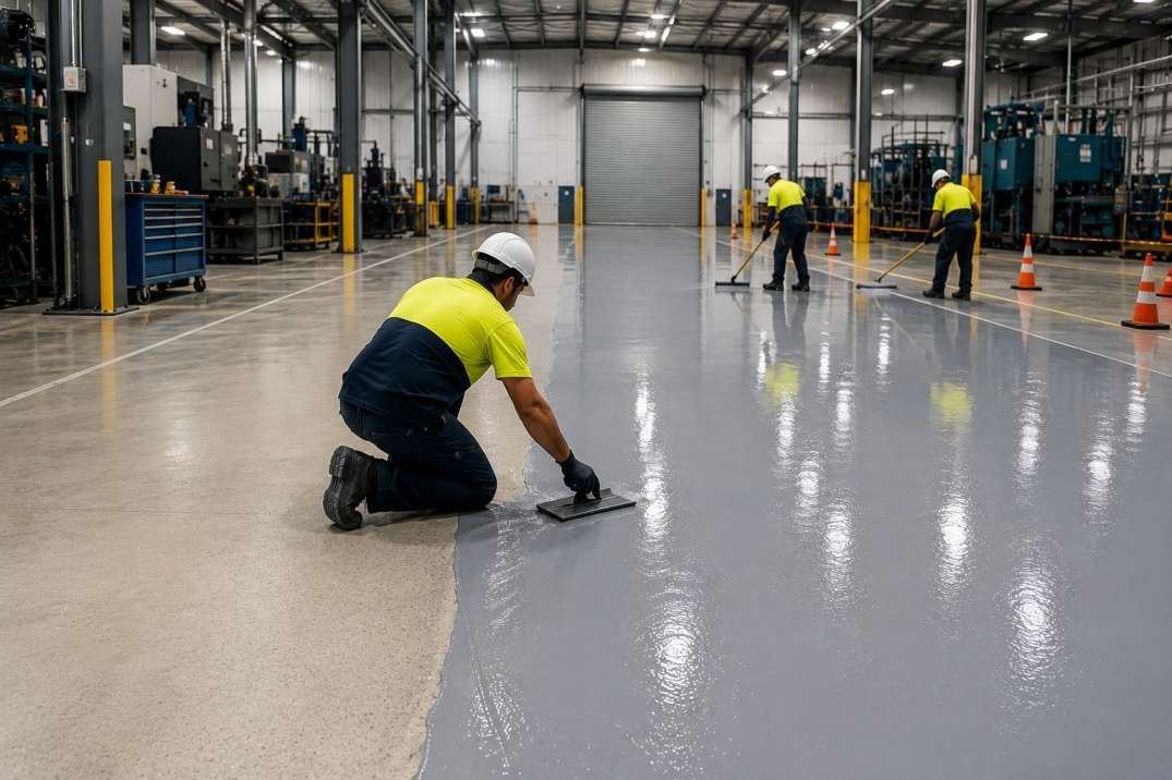 Epoxy Flooring for Industrial Units in Logan QLD 3 Minimising Downtime During Installation