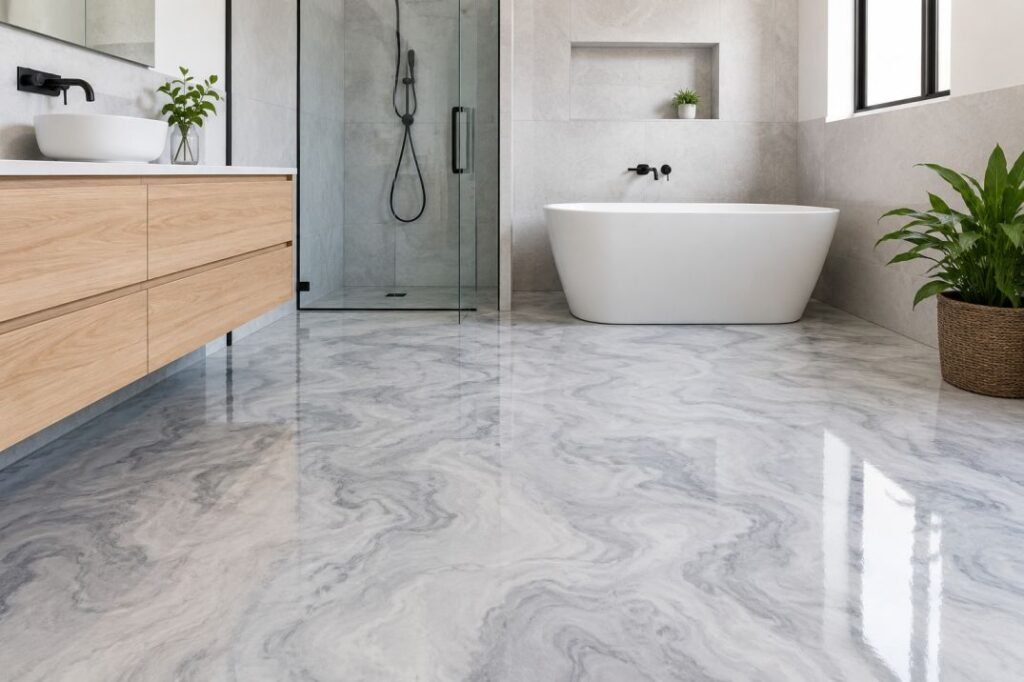 Bathroom Epoxy Flooring