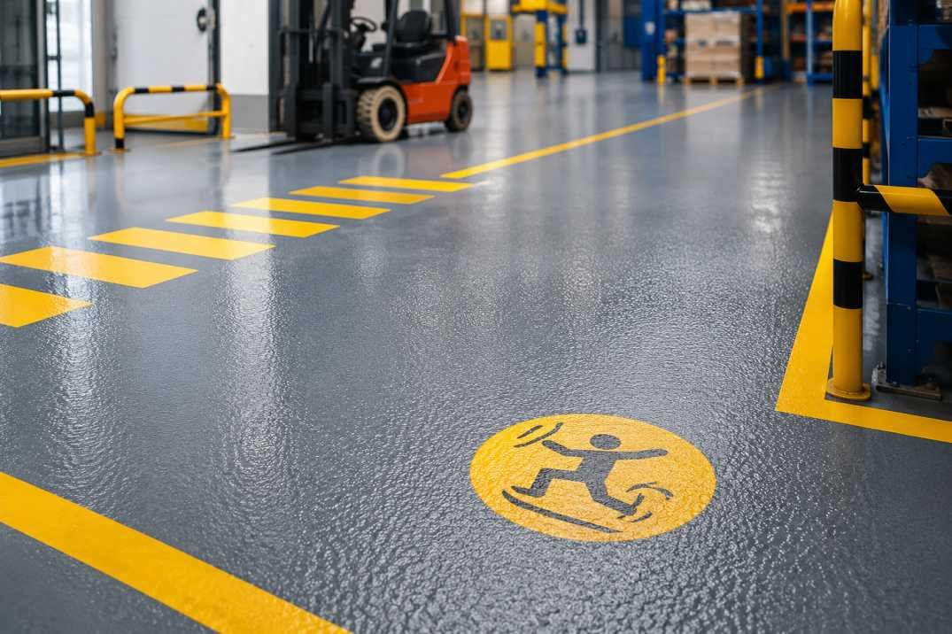 Slip Resistant Industrial Flooring
