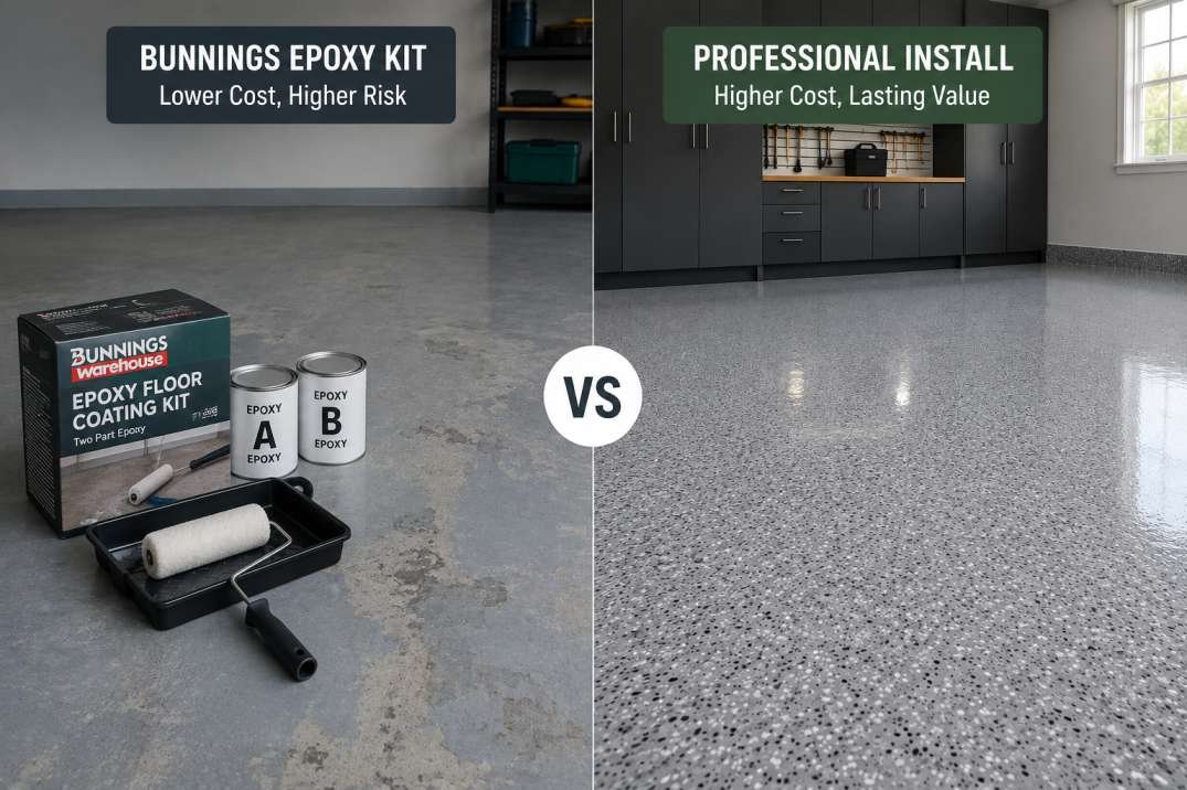 Bunnings Epoxy Kit vs Professional Install