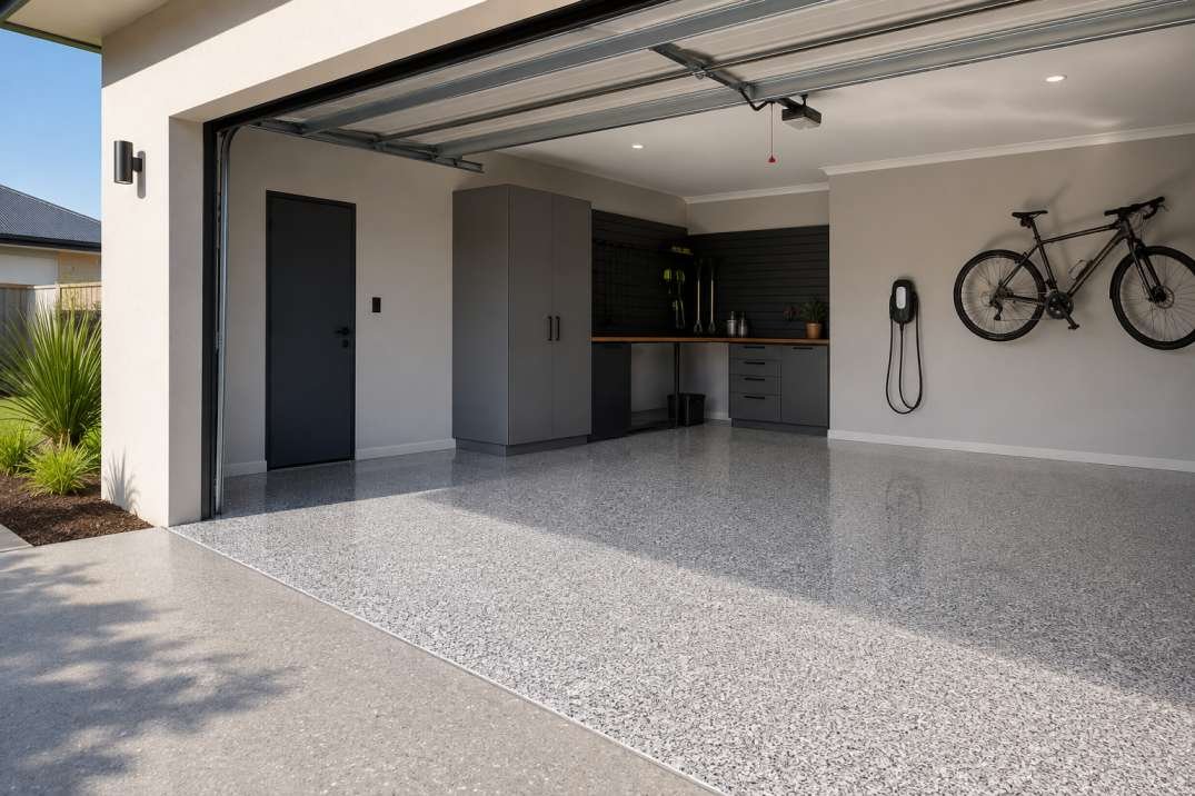 Garage Epoxy Flooring for New Builds