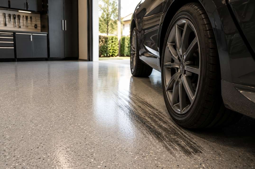 Hot-Tyre Pickup on Garage Floors