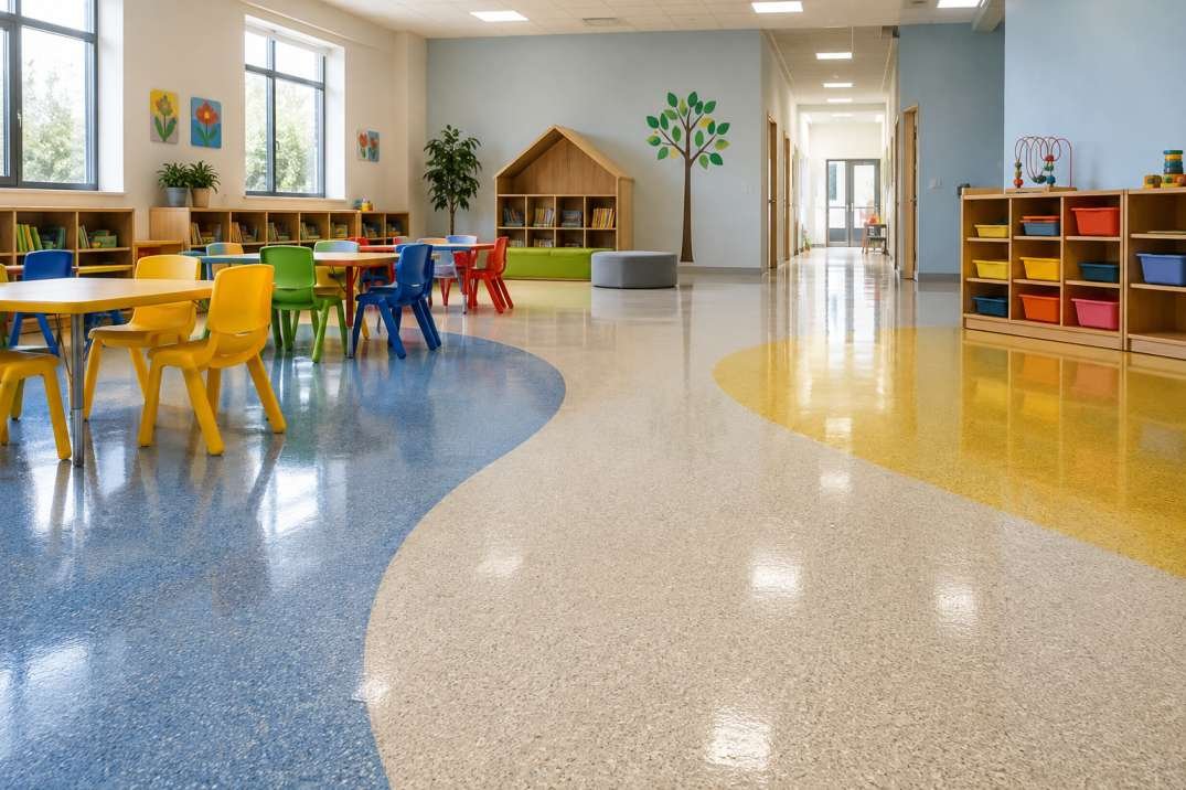 Epoxy Flooring for Childcare Centres and Schools