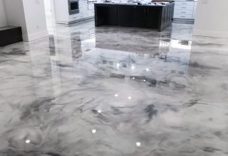 Stunning metallic epoxy flooring installation by Resin Masters